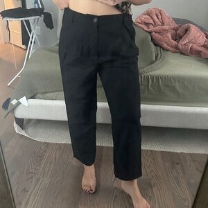 Zara black slacks medium